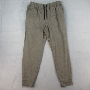 Stance Mens Medium Gray Heathered Jogger Sweatpants Elastic Drawstring Waist